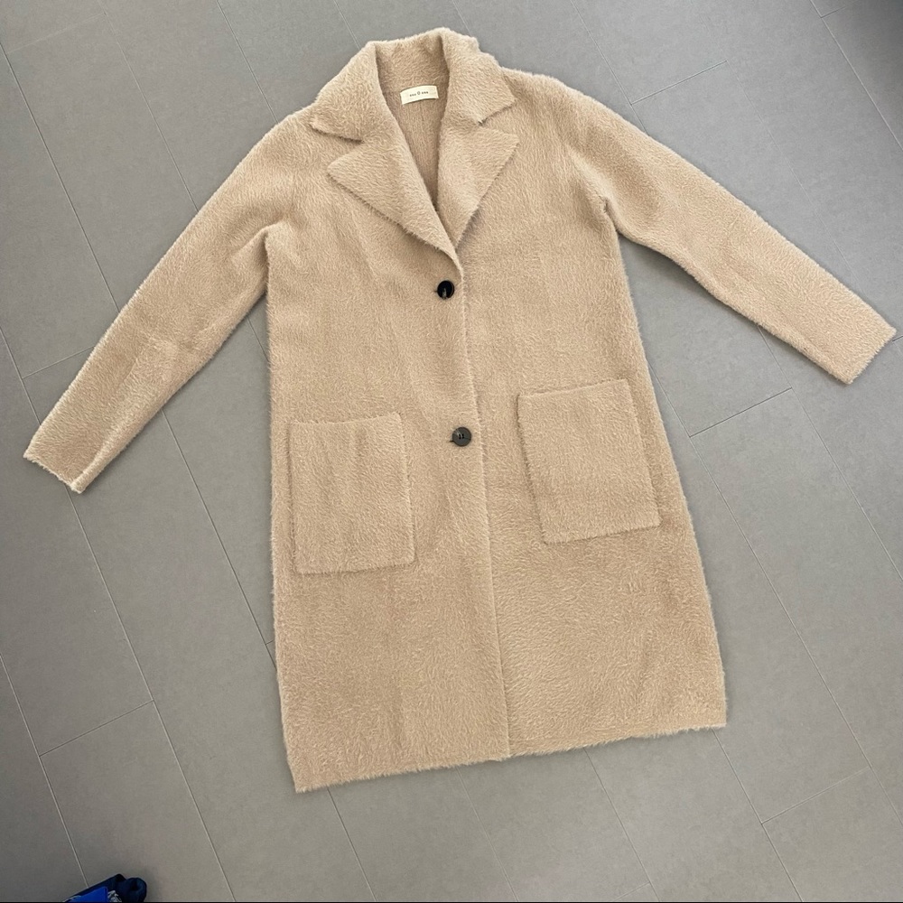 eseOese Teddy Trench coat - taupe color; fits like size XS